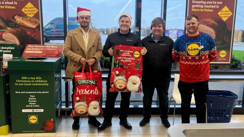 HTC Lidl Christmas Toy Bank Drop