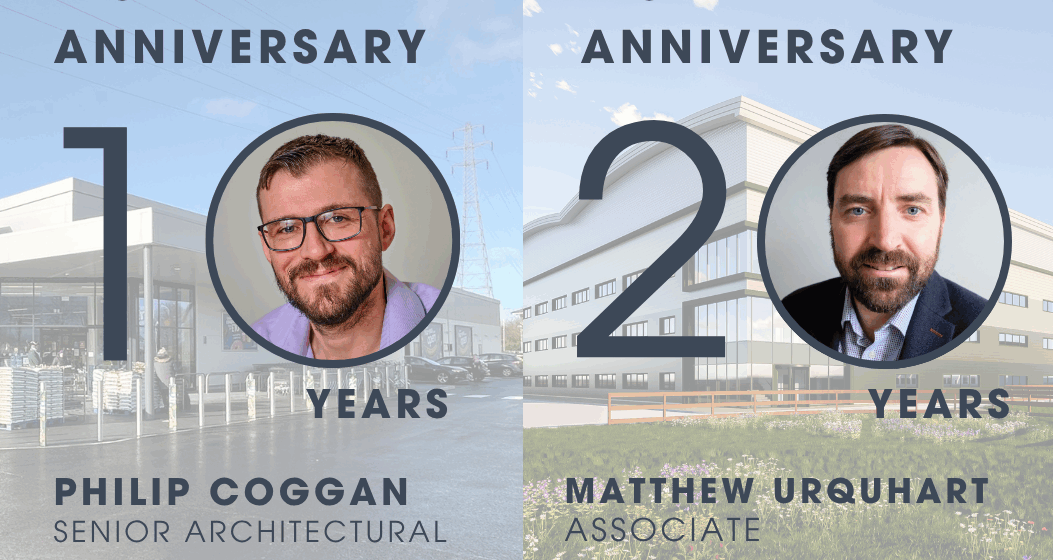 Celebrating 10 & 20 Years at HTC Architects – Phil Coggan & Matthew Urquhart