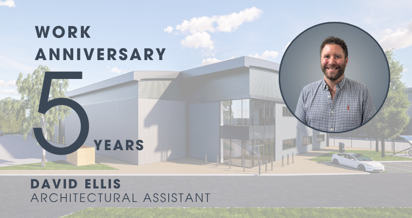 Celebrating 5 Years at HTC Architects for David Ellis